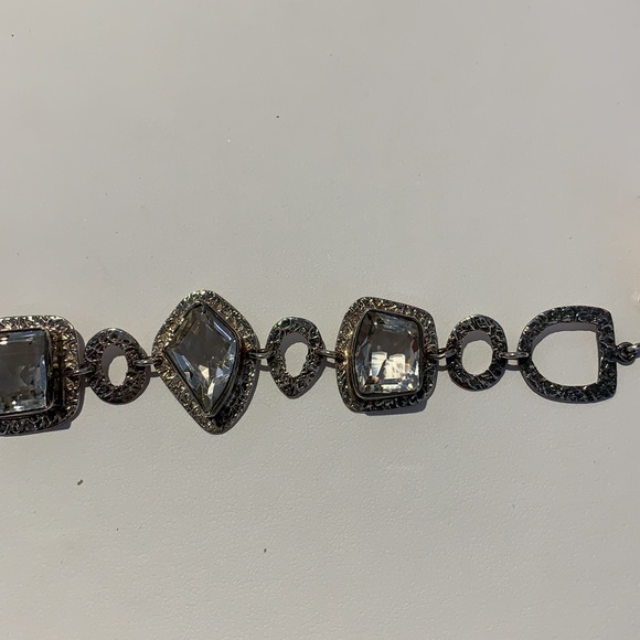 Sterling Silver Quartz Multi-shape bracelet - Picture 5 of 6